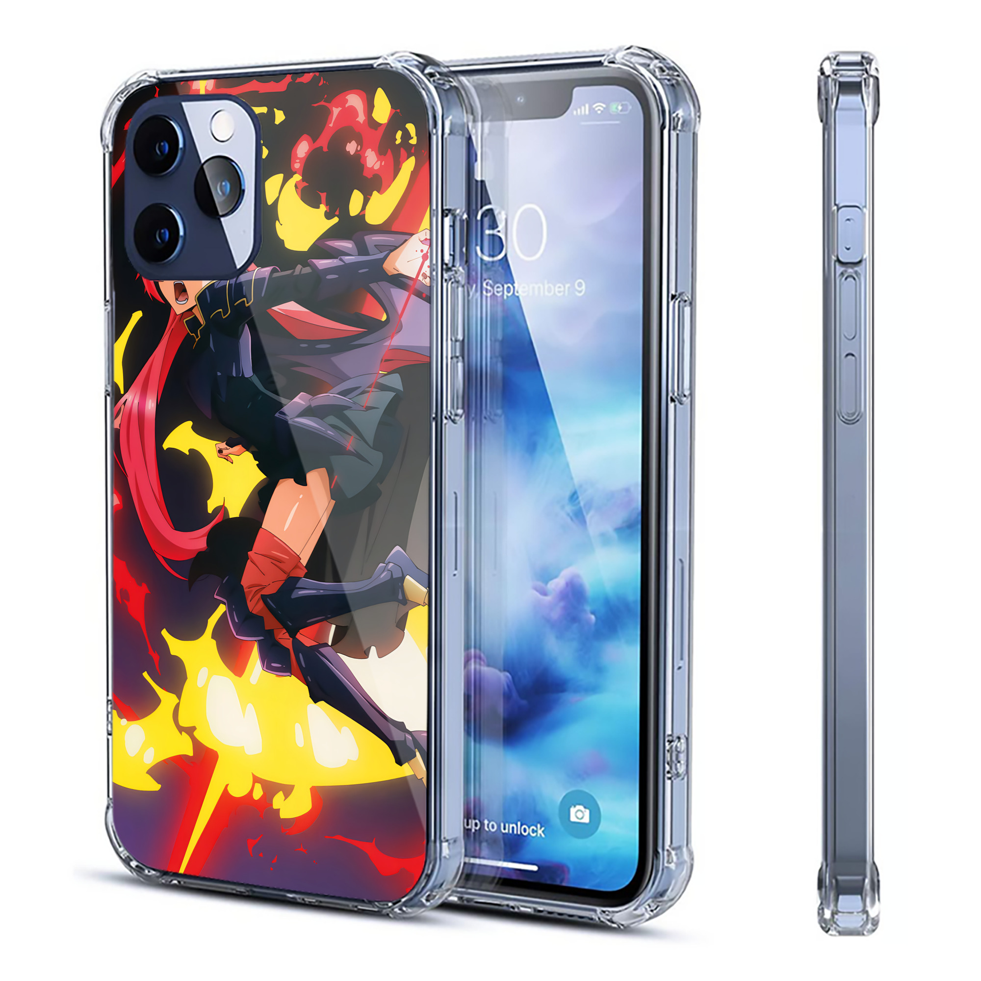（画像用） 転スラ Regarding Reincarnated to Slime 【iPhone 12シリーズ対応】透明スマホケース（クリアソフトケース）